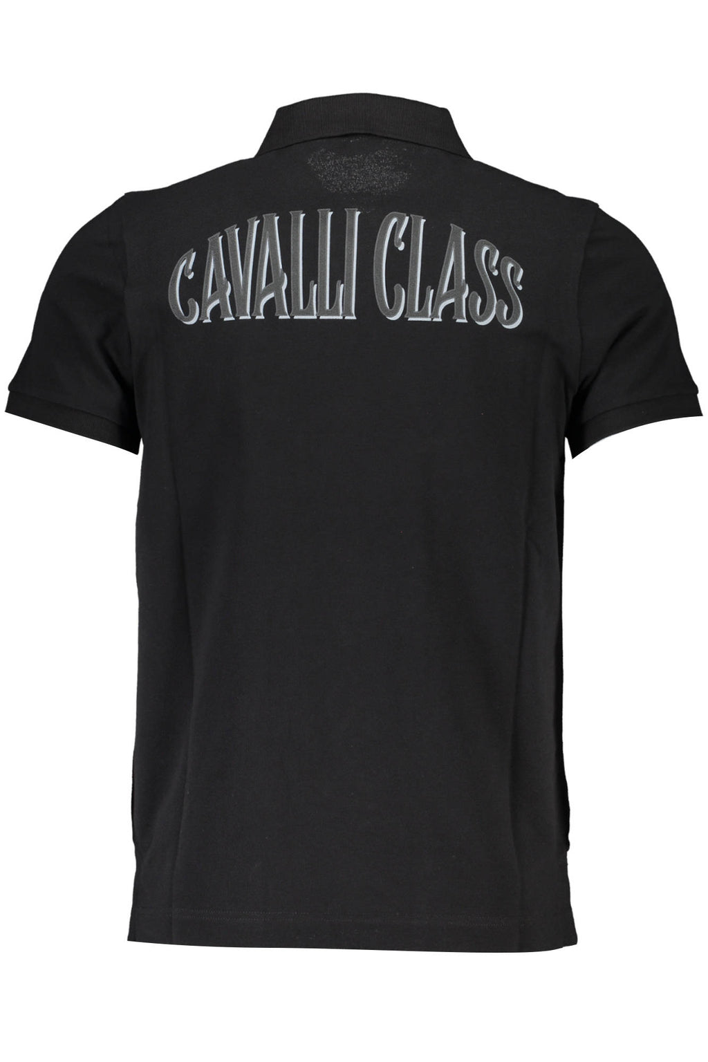 CAVALLI CLASS POLO KURZARM HERREN SCHWARZ