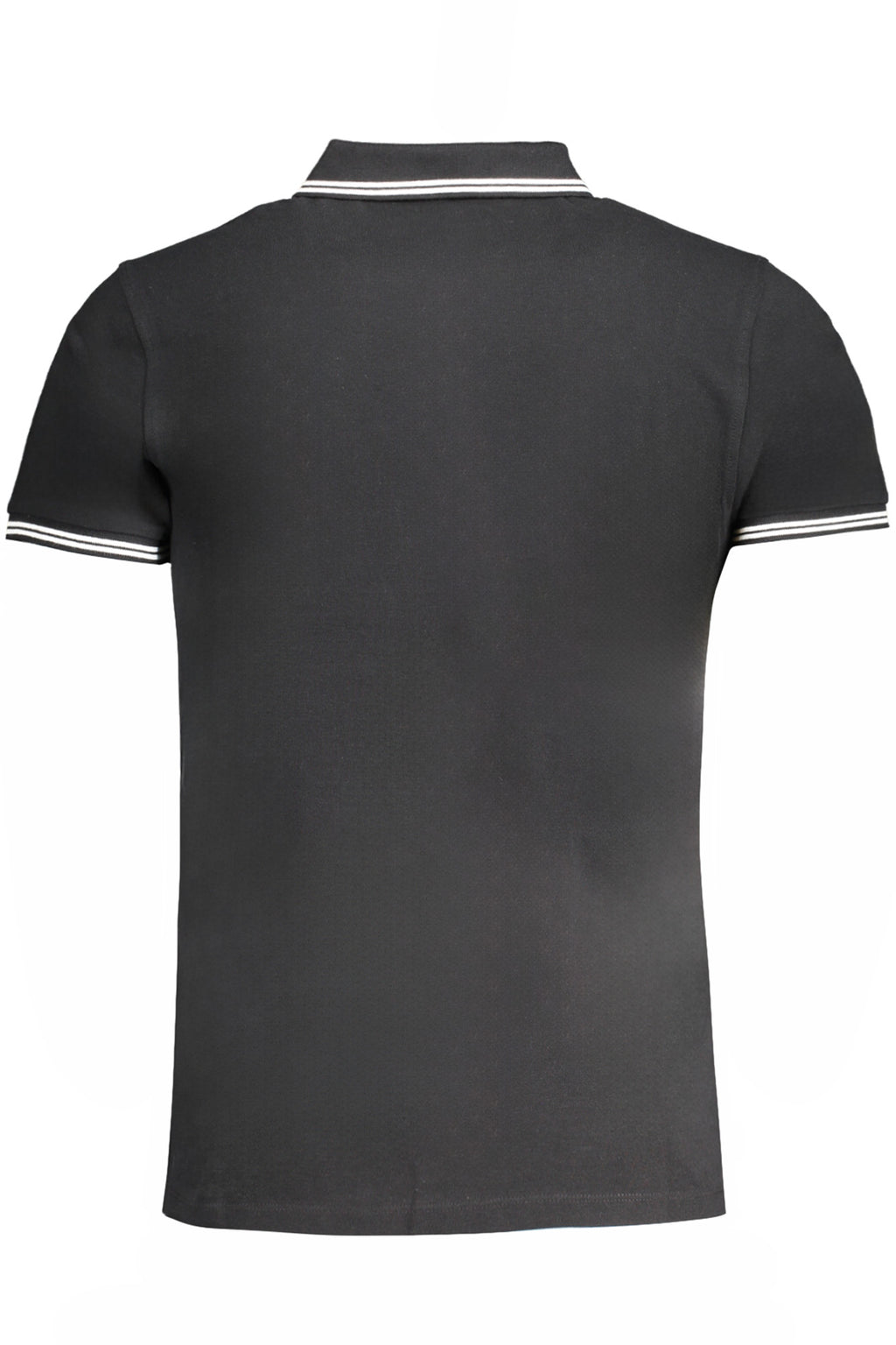 CAVALLI CLASS HERREN-KURZÄRMELIGES POLOSHIRT SCHWARZ