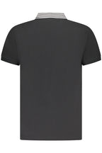 CAVALLI CLASS POLO KURZARM HERREN SCHWARZ