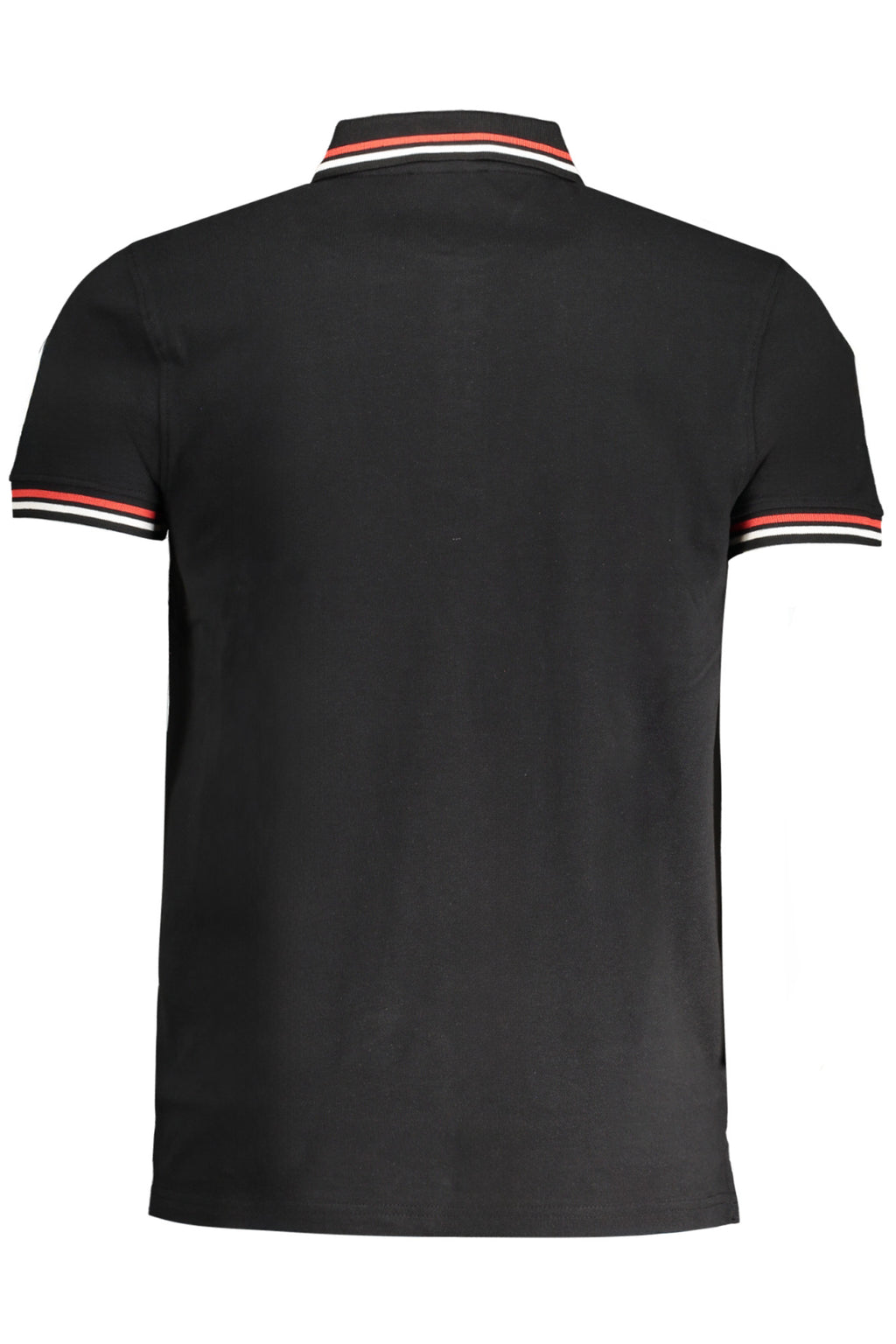 CAVALLI CLASS HERREN-KURZÄRMELIGES POLOSHIRT SCHWARZ