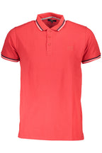 CAVALLI CLASS POLO KURZARM HERREN ROT