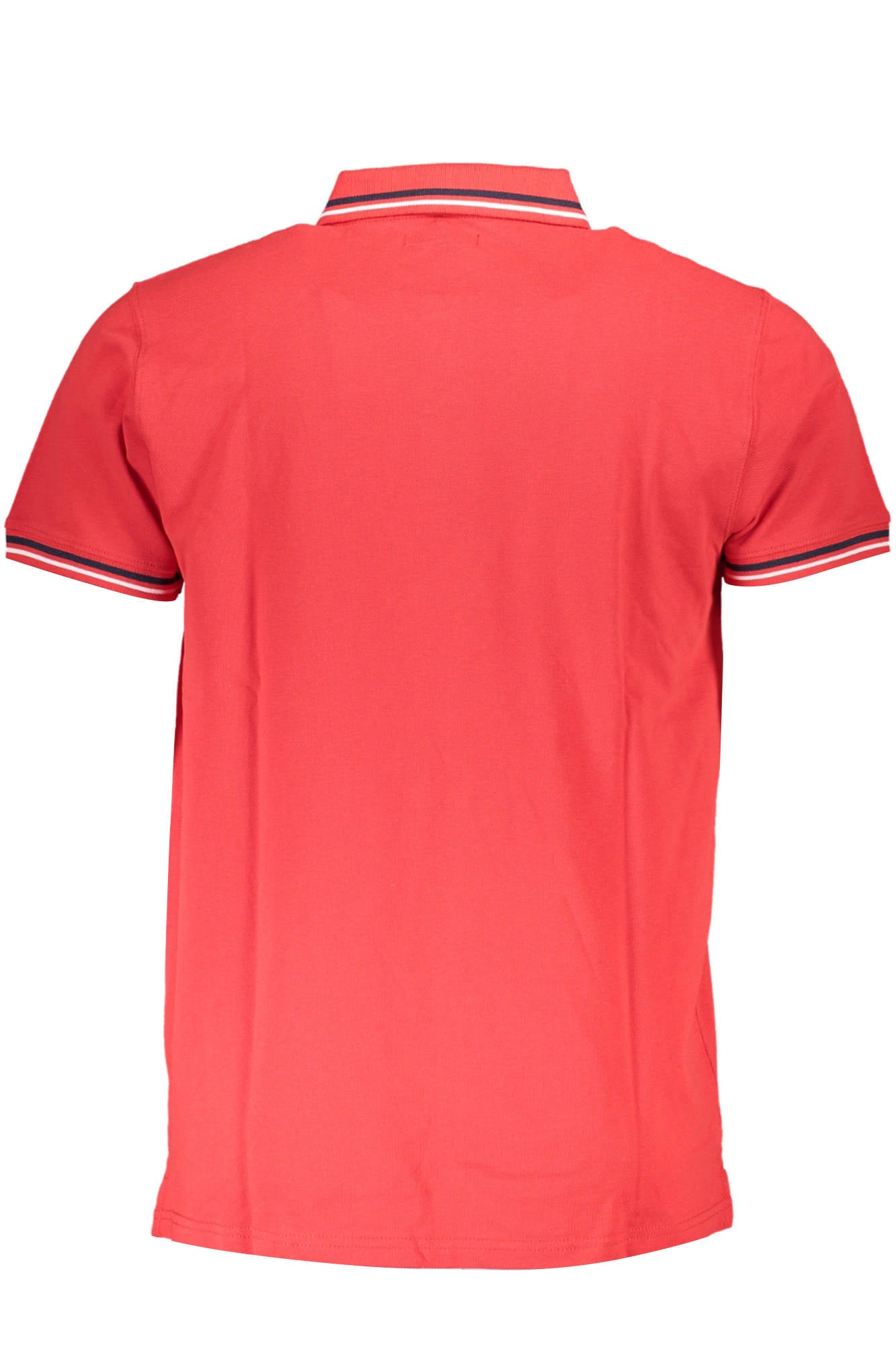 Cavalli Class Poloshirt Herren Rot – Kurzarm mit Stickerei und Kontrastdetails Rot