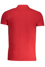 CAVALLI CLASS HERREN-KURZÄRMELIGES POLOSHIRT ROT