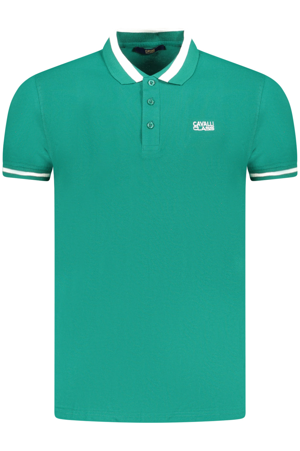 CAVALLI CLASS POLO KURZARM HERREN GRÜN
