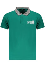 CAVALLI CLASS POLO KURZARM HERREN GRÜN