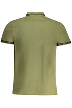 GRÜNES KURZÄRMELIGES POLOSHIRT FÜR HERREN DER CAVALLI-KLASSE
