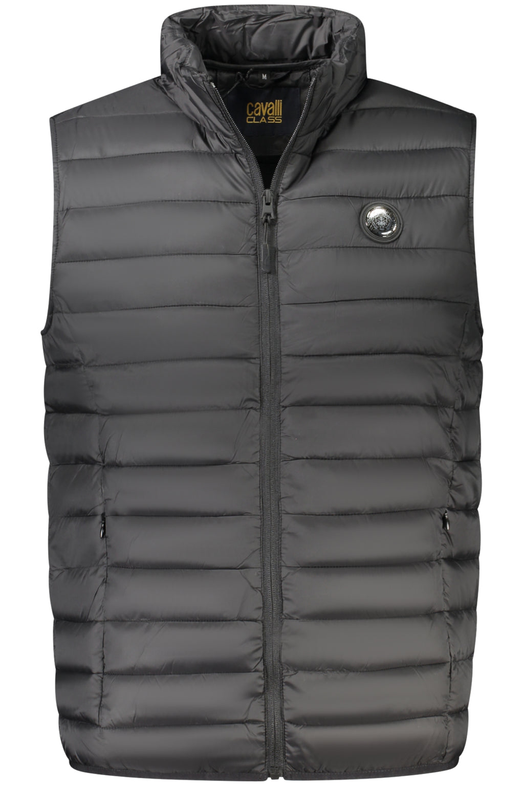 CAVALLI CLASS HERRENJACKE SCHWARZ ÄRMELLOS