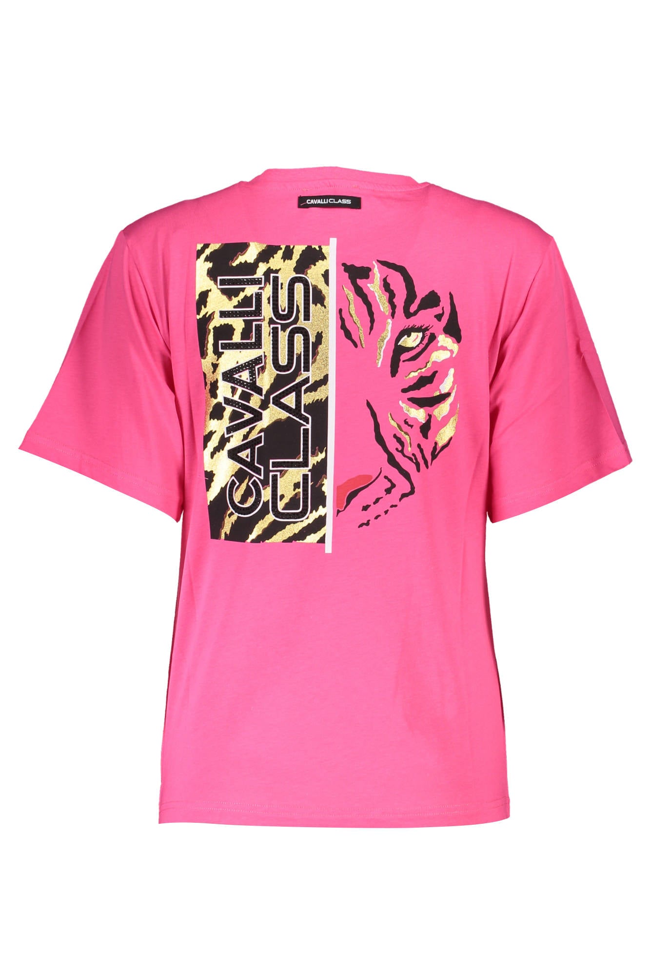 CAVALLI CLASS T-SHIRT KURZE ÄRMEL DAMEN ROSA