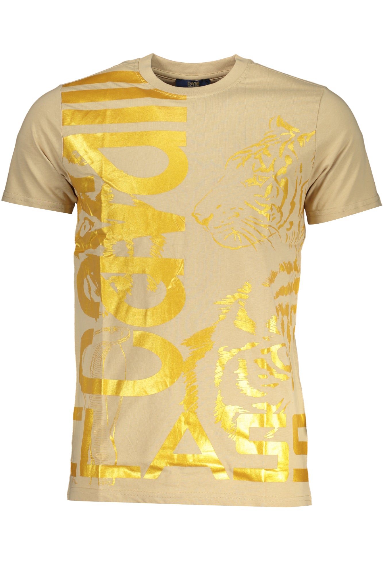 Cavalli Class Green Short-Sleeved Men's T-Shirt Secondary image
