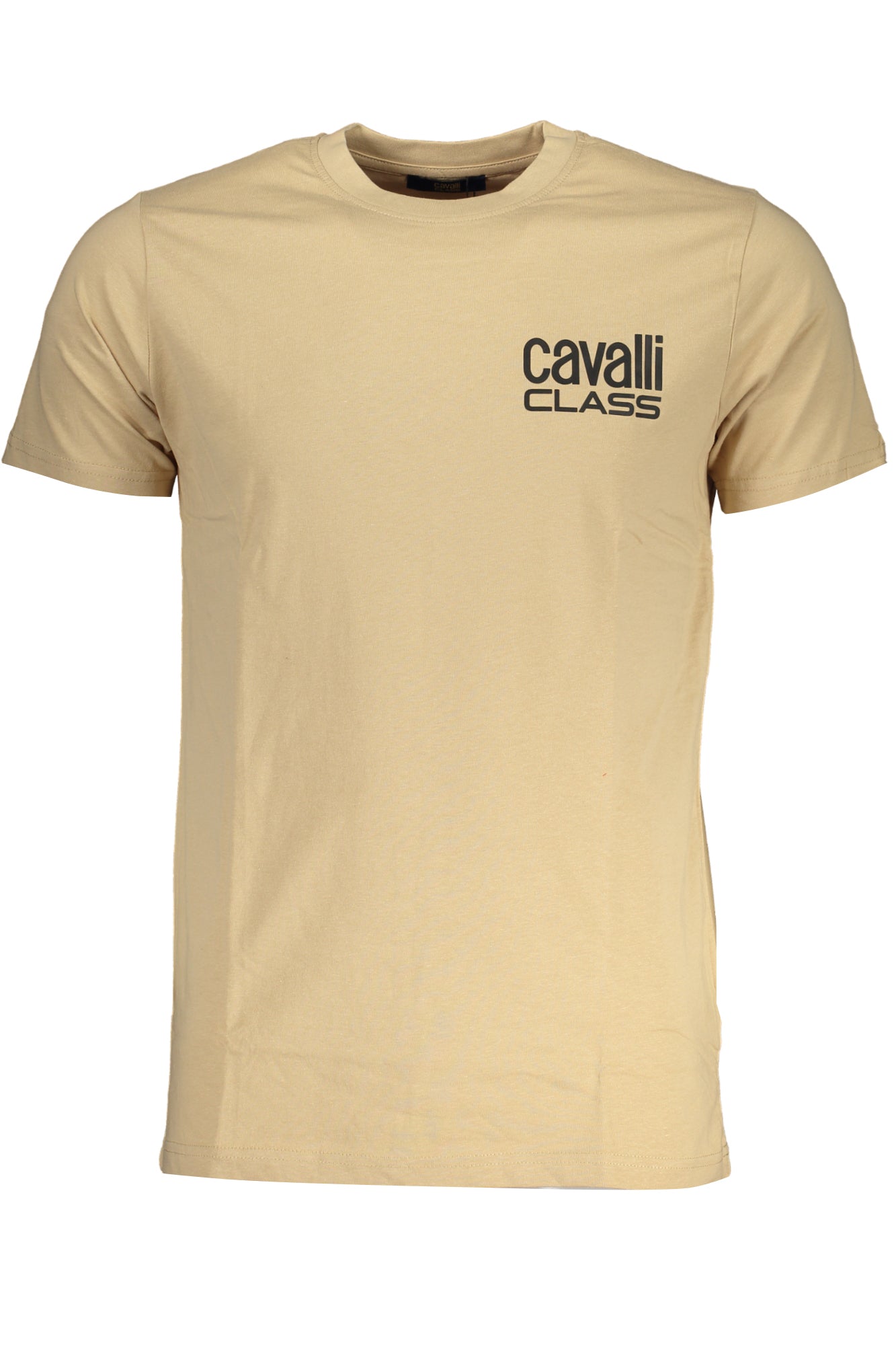 CAVALLI CLASS HERREN-KURZÄRMELIGES T-SHIRT BEIGE
