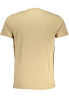 CAVALLI CLASS HERREN-KURZÄRMELIGES T-SHIRT BEIGE