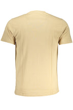 CAVALLI CLASS HERREN-KURZÄRMELIGES T-SHIRT BEIGE