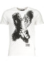 CAVALLI CLASS HERREN-KURZÄRMELIGES T-SHIRT WEISS