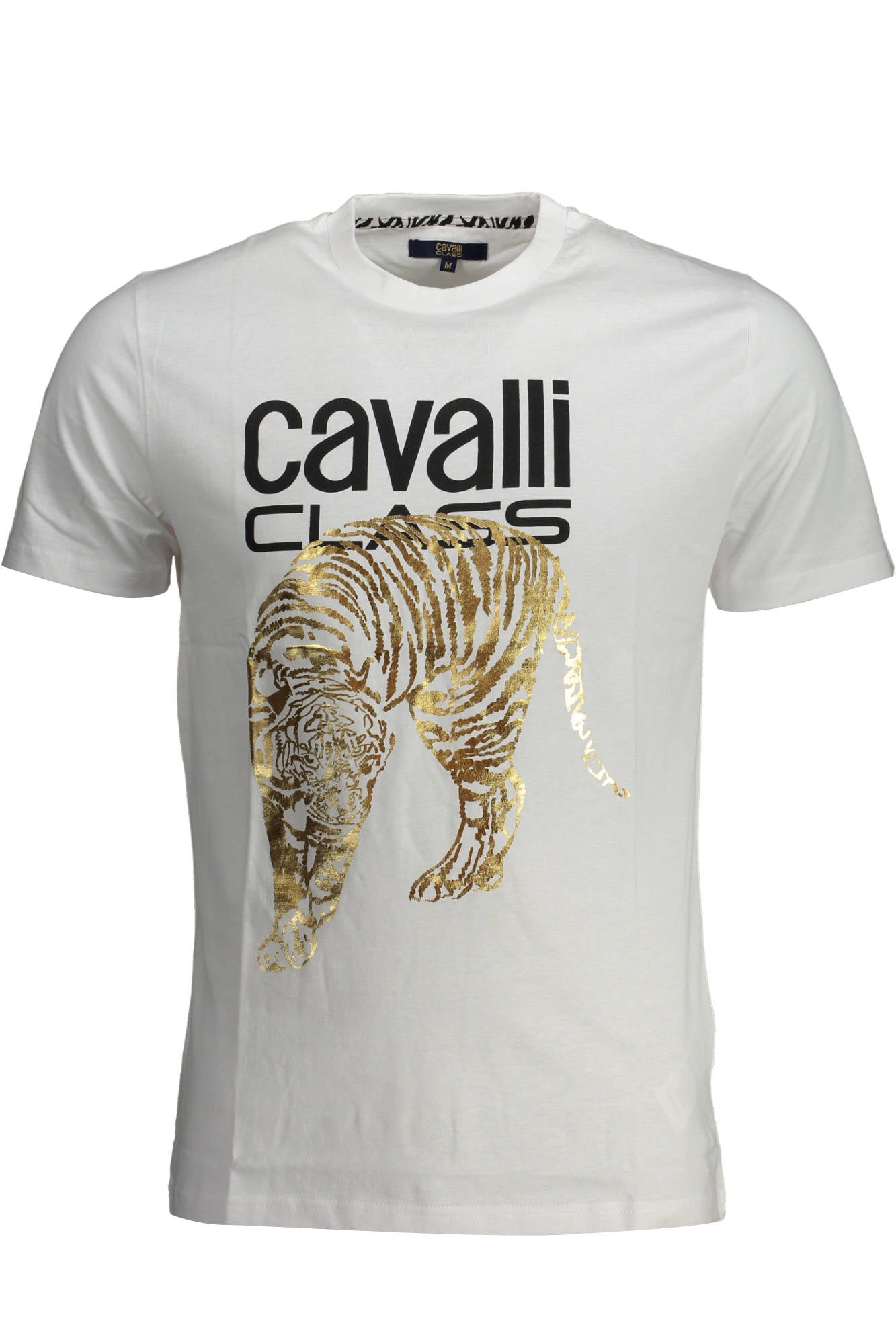 Cavalli Class T-Shirt Herren Weiß – Kurzärmliges Basic aus Baumwolle | soulluna.de Weiß