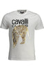 CAVALLI CLASS HERREN-KURZÄRMELIGES T-SHIRT WEISS
