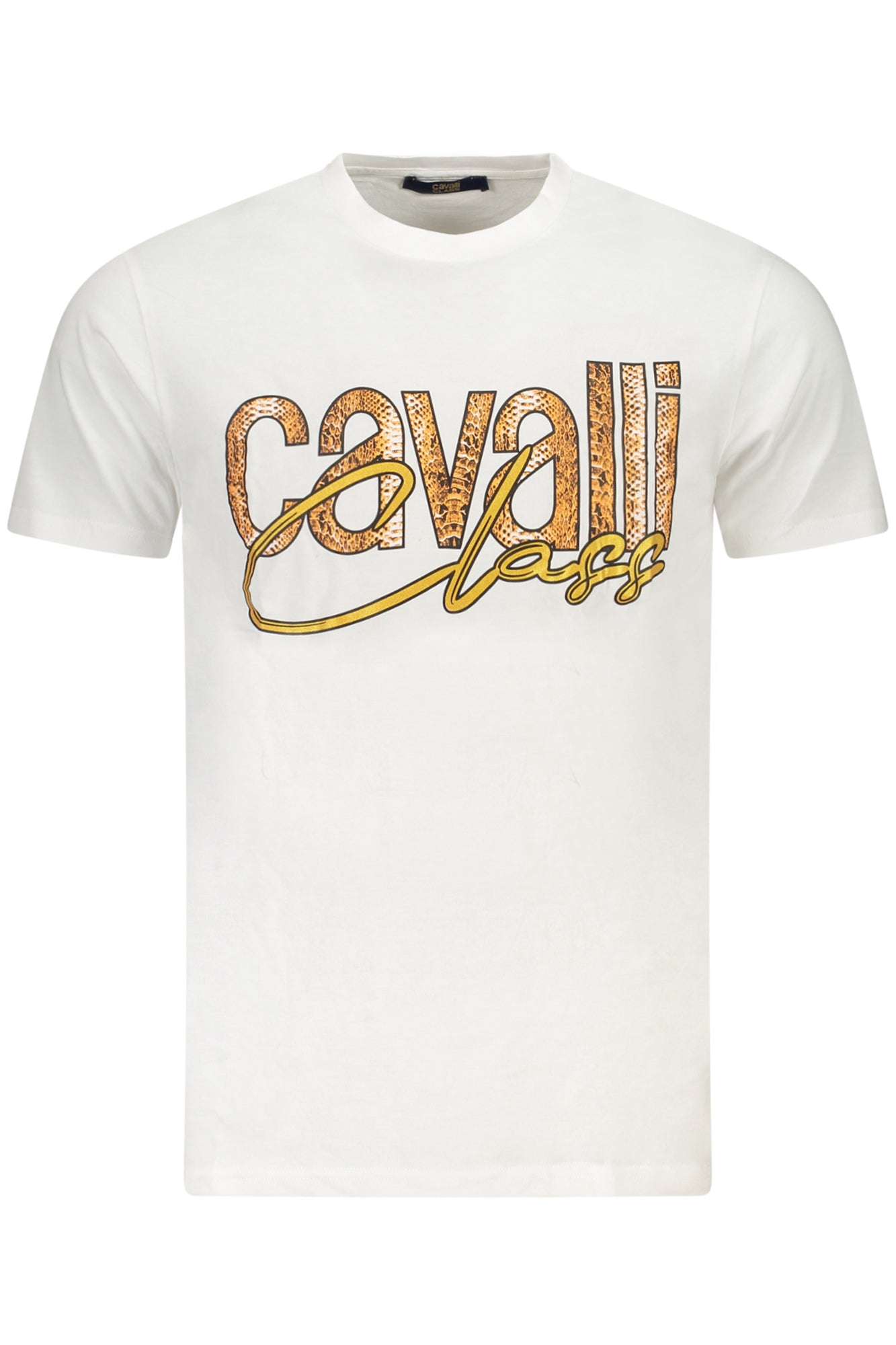 CAVALLI CLASS KURZARM-T-SHIRT HERREN WEISS Hauptbild