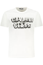 CAVALLI CLASS KURZARM-T-SHIRT HERREN WEISS
