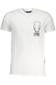 CAVALLI CLASS HERREN-KURZÄRMELIGES T-SHIRT WEISS