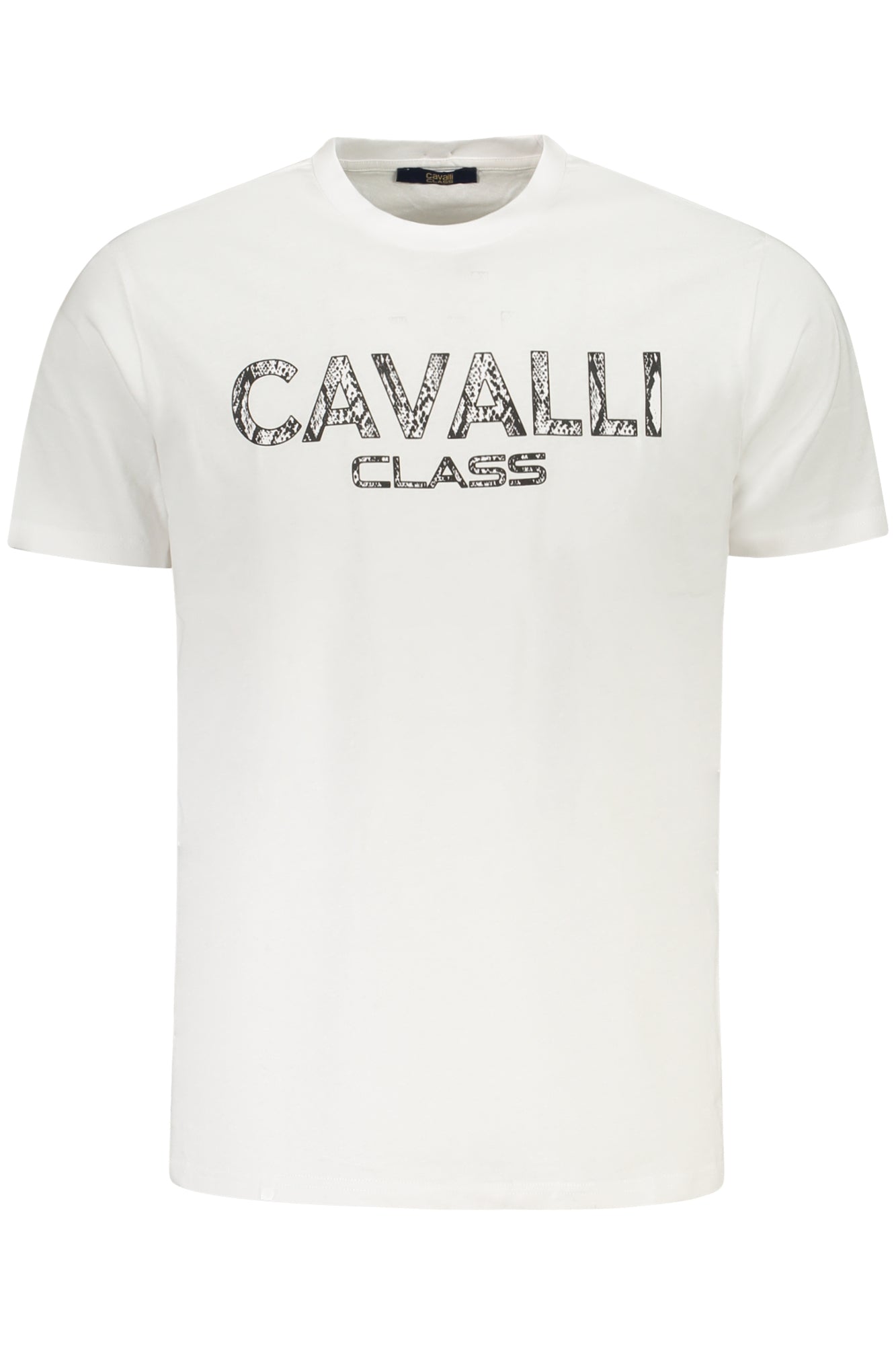 Cavalli Class Kurzarm-T-Shirt Herren Weiss Weiß Main image