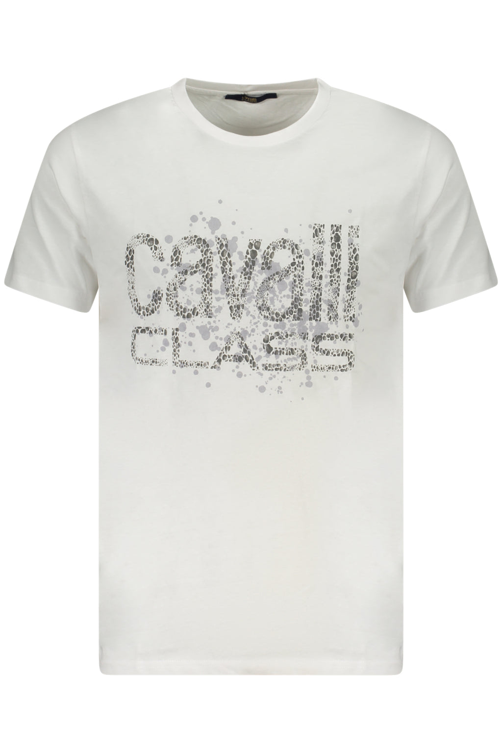 CAVALLI CLASS KURZARM-T-SHIRT HERREN WEISS