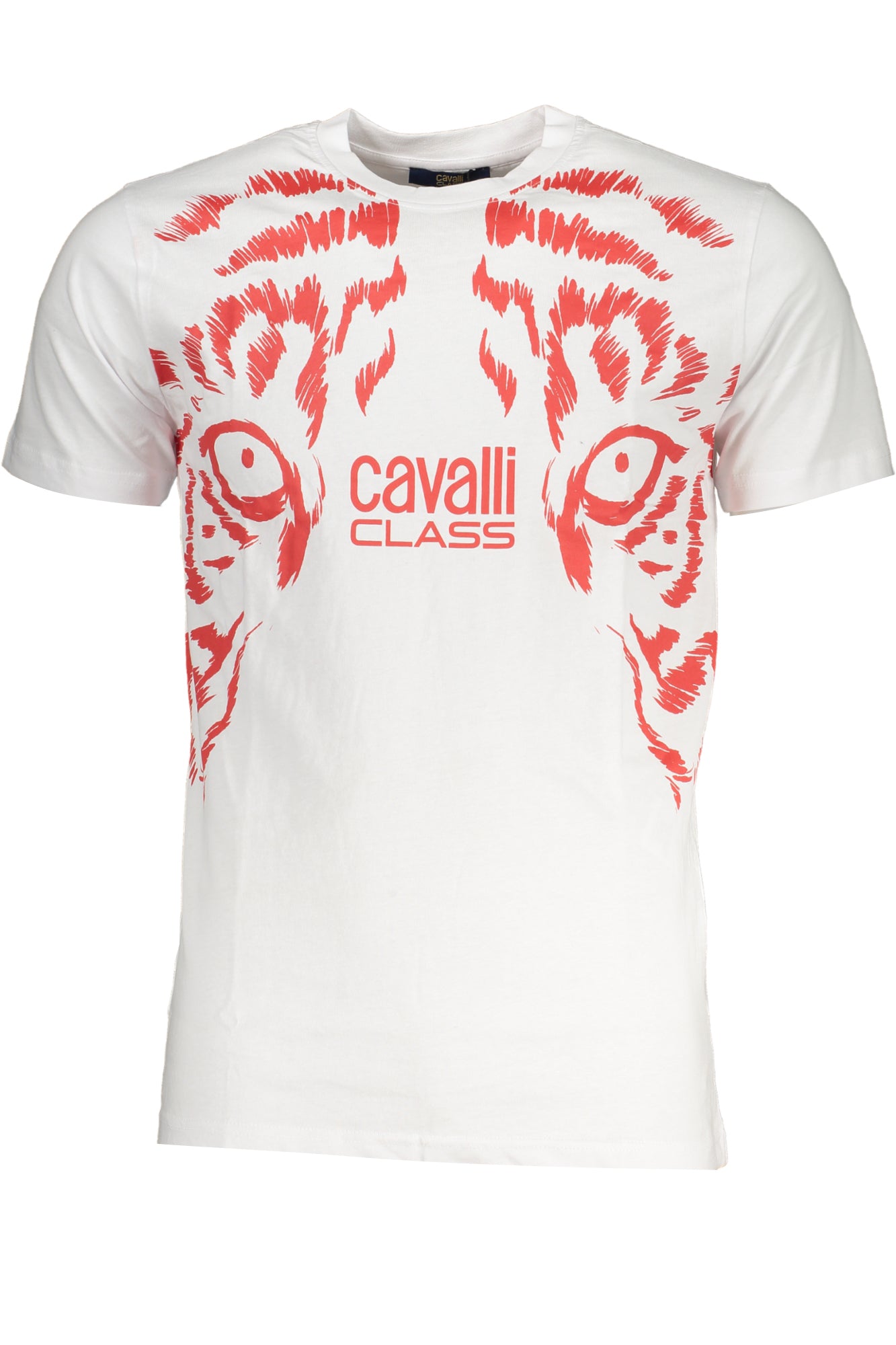 CAVALLI CLASS HERREN-KURZÄRMELIGES T-SHIRT WEISS Hauptbild