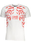CAVALLI CLASS HERREN-KURZÄRMELIGES T-SHIRT WEISS
