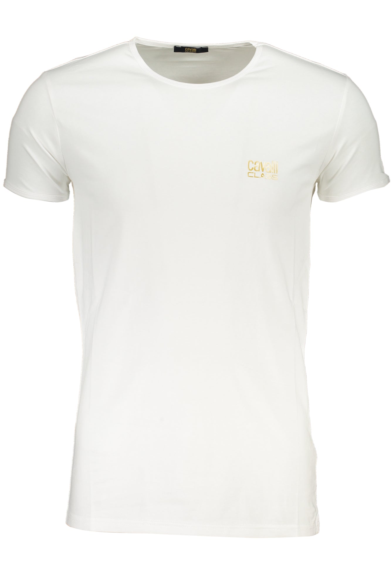 CAVALLI CLASS Herren T-Shirt Kurzarm Schwarz – Premium Baumwolle mit Elastan Zweitbild
