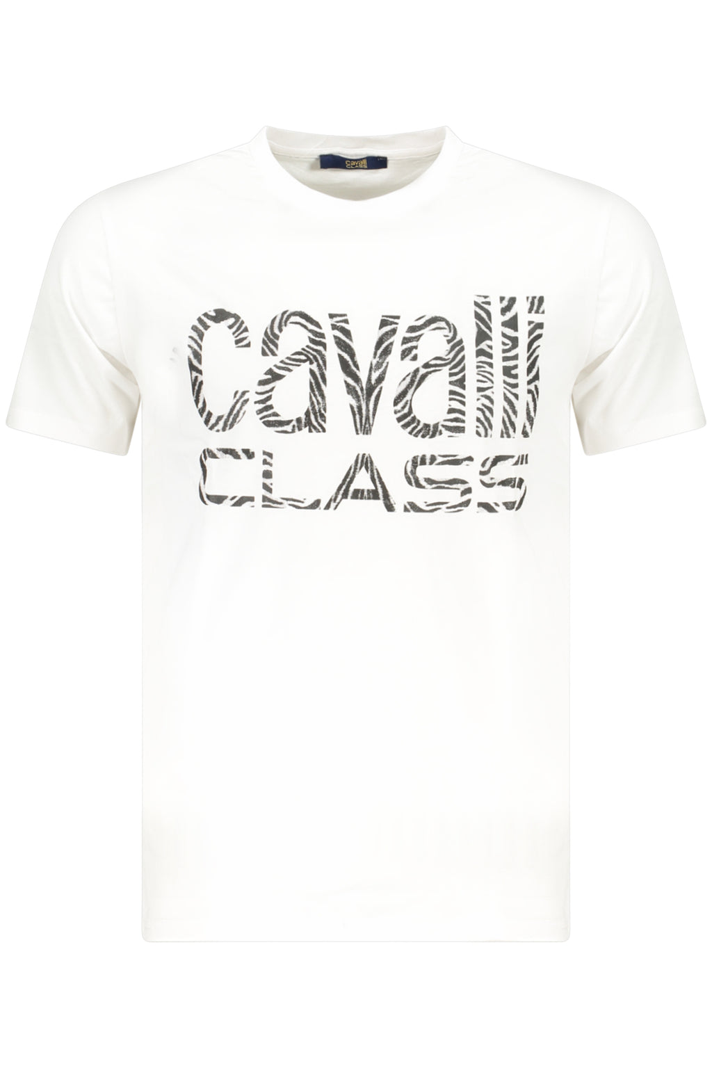 CAVALLI CLASS KURZARM-T-SHIRT HERREN WEISS