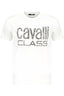 CAVALLI CLASS KURZARM-T-SHIRT HERREN WEISS