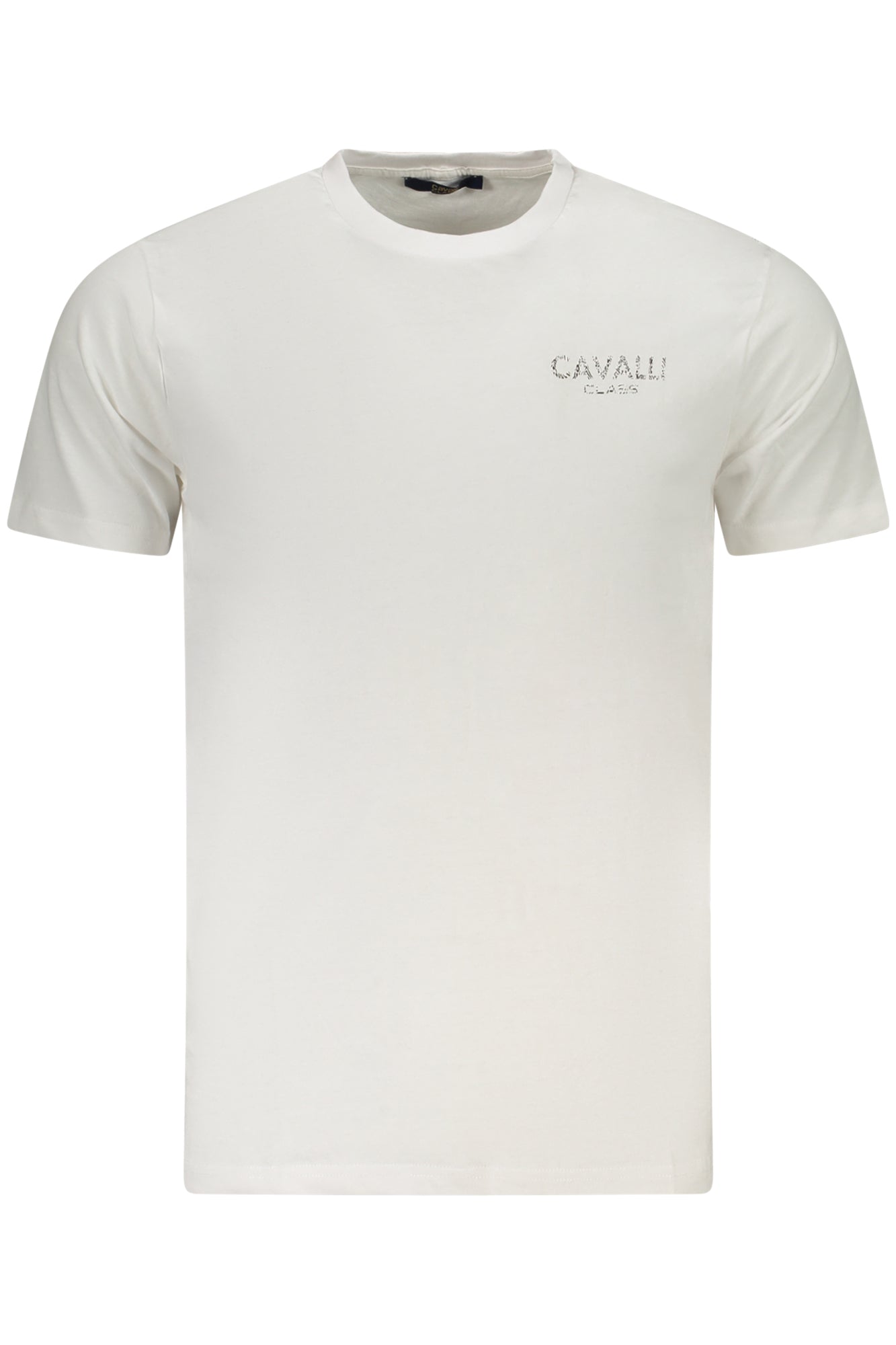 CAVALLI CLASS KURZARM-T-SHIRT HERREN WEISS