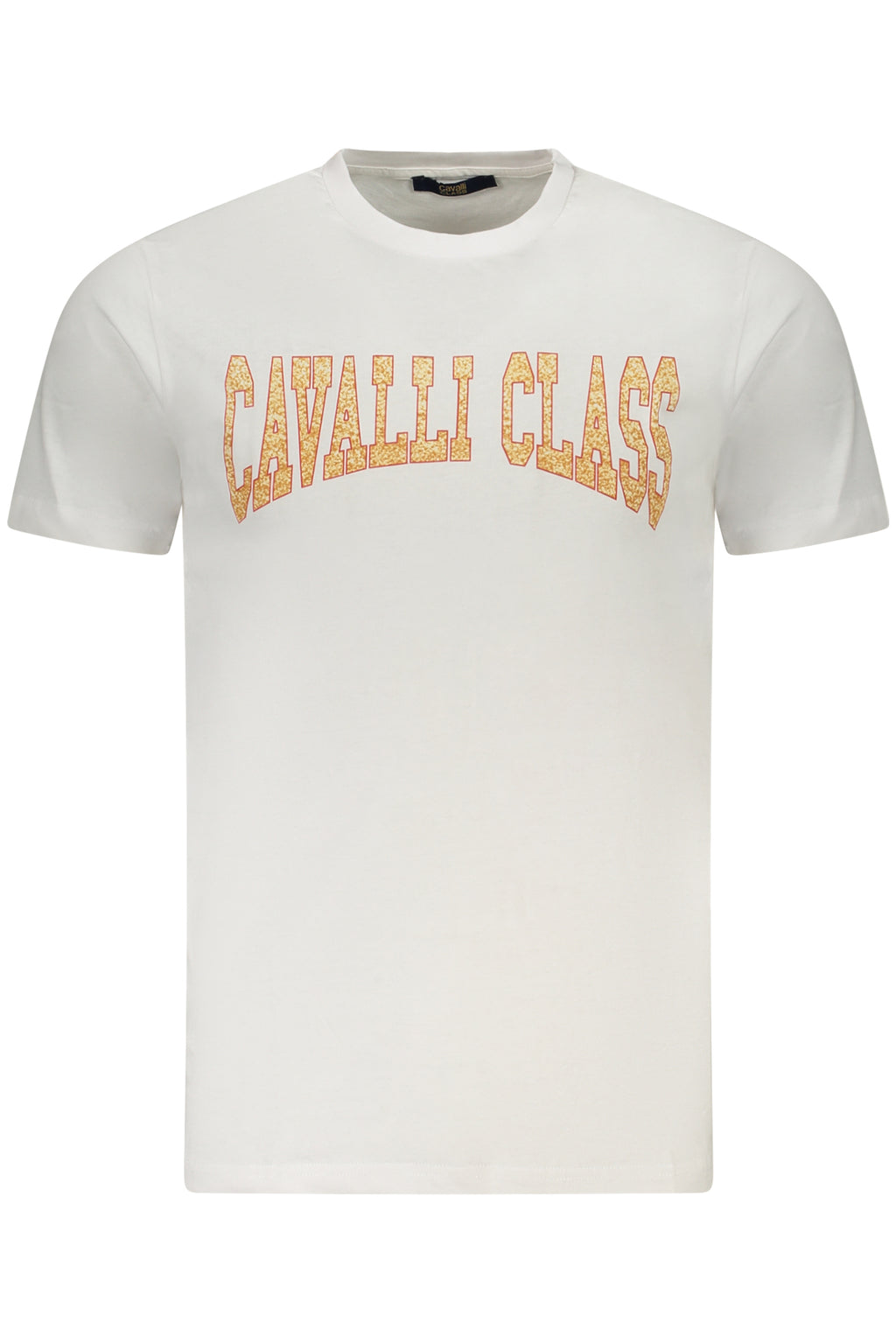 CAVALLI CLASS KURZARM-T-SHIRT HERREN WEISS
