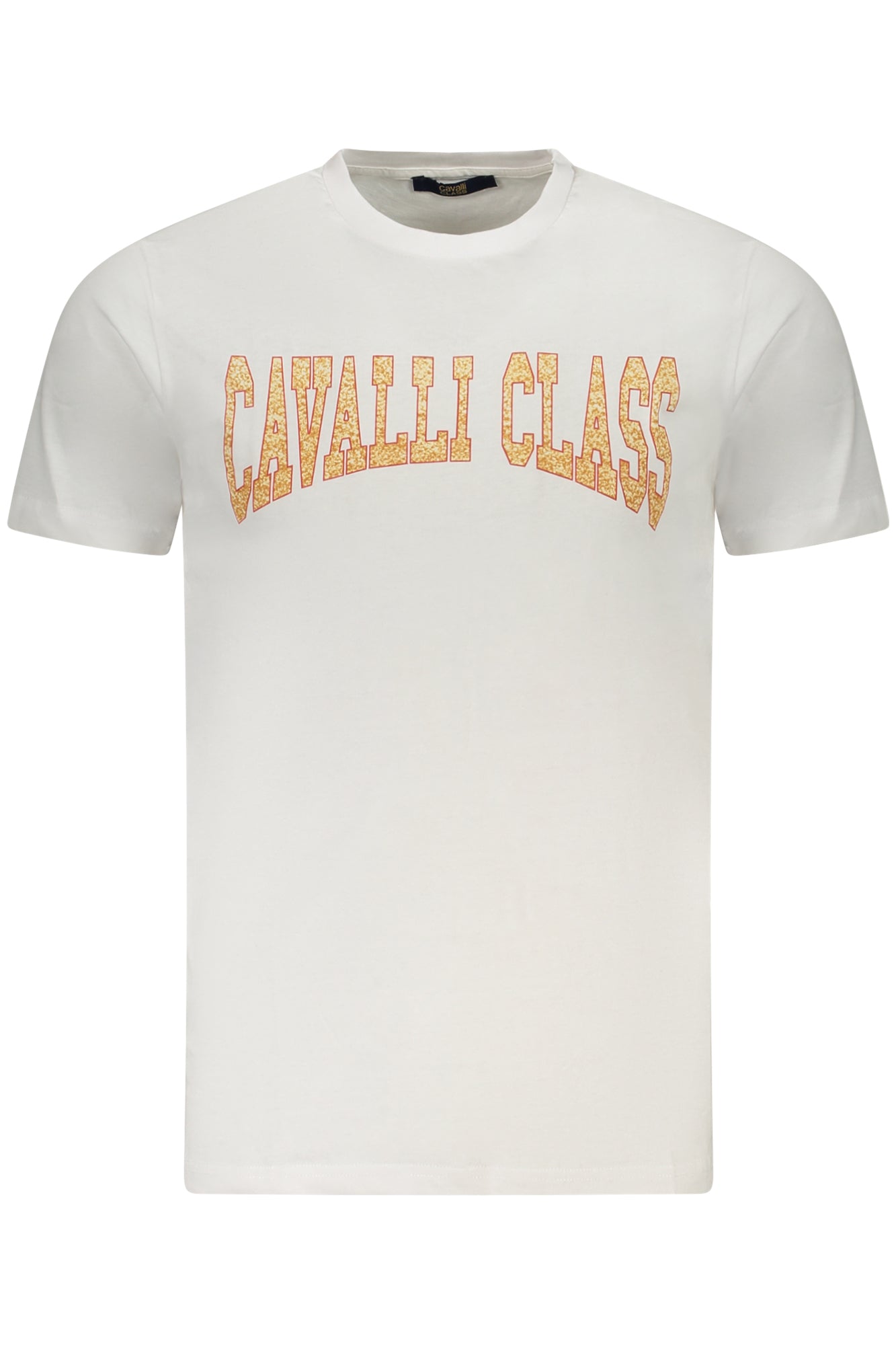 CAVALLI CLASS KURZARM-T-SHIRT HERREN WEISS