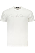 CAVALLI CLASS KURZARM-T-SHIRT HERREN WEISS
