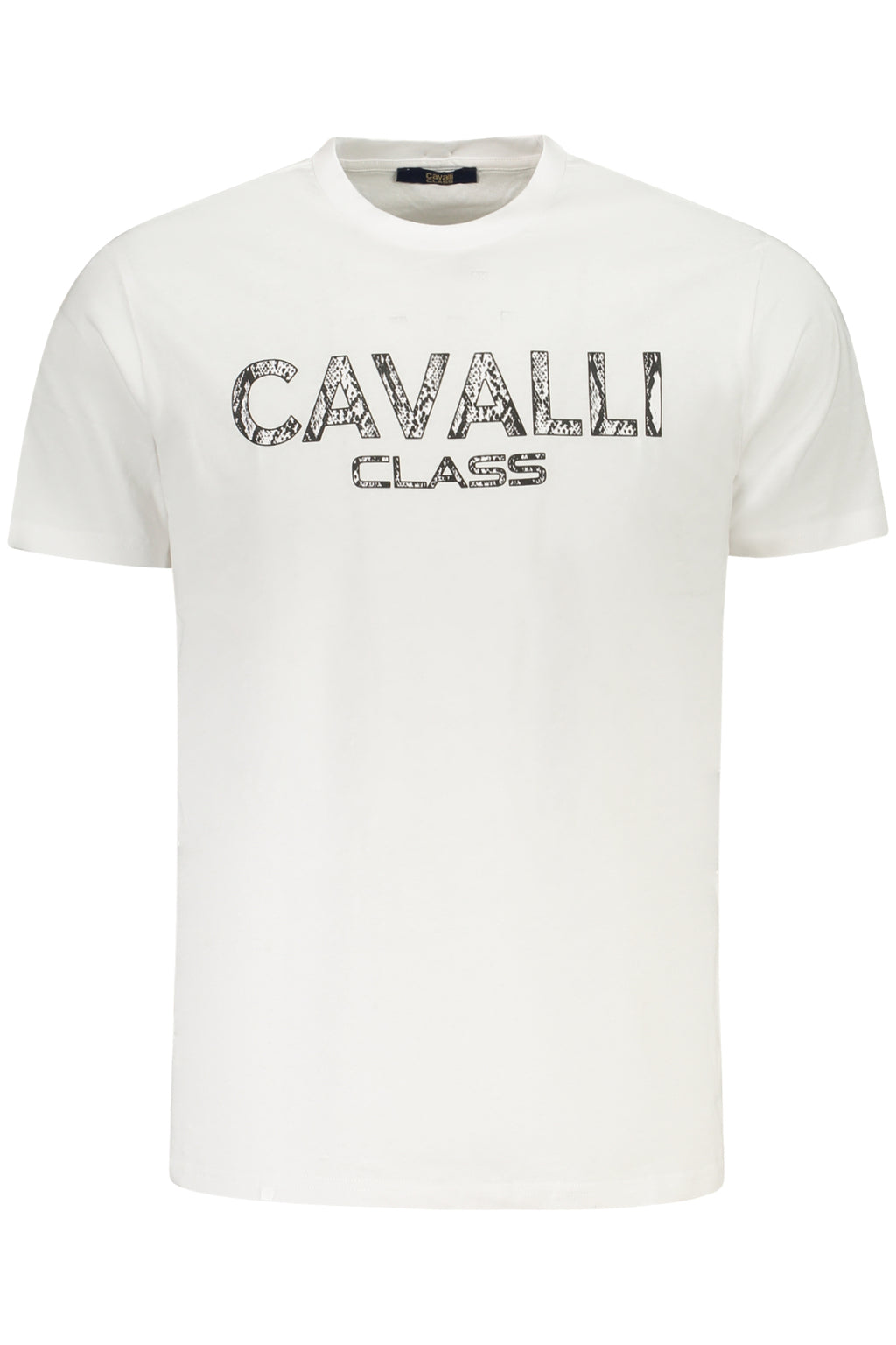 CAVALLI CLASS KURZARM-T-SHIRT HERREN WEISS