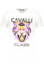CAVALLI CLASS KURZARM-T-SHIRT HERREN WEISS