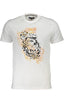 CAVALLI CLASS HERREN-KURZÄRMELIGES T-SHIRT WEISS