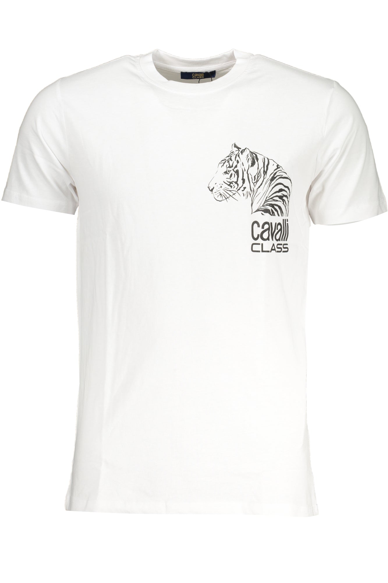 CAVALLI CLASS HERREN-KURZÄRMELIGES T-SHIRT WEISS Hauptbild