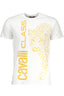 CAVALLI CLASS HERREN-KURZÄRMELIGES T-SHIRT WEISS