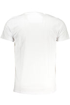 CAVALLI CLASS HERREN-KURZÄRMELIGES T-SHIRT WEISS