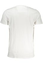 CAVALLI CLASS HERREN-KURZÄRMELIGES T-SHIRT WEISS