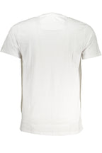 CAVALLI CLASS HERREN-KURZÄRMELIGES T-SHIRT WEISS