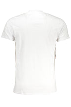CAVALLI CLASS HERREN-KURZÄRMELIGES T-SHIRT WEISS