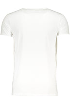 CAVALLI CLASS HERREN-KURZÄRMELIGES T-SHIRT WEISS
