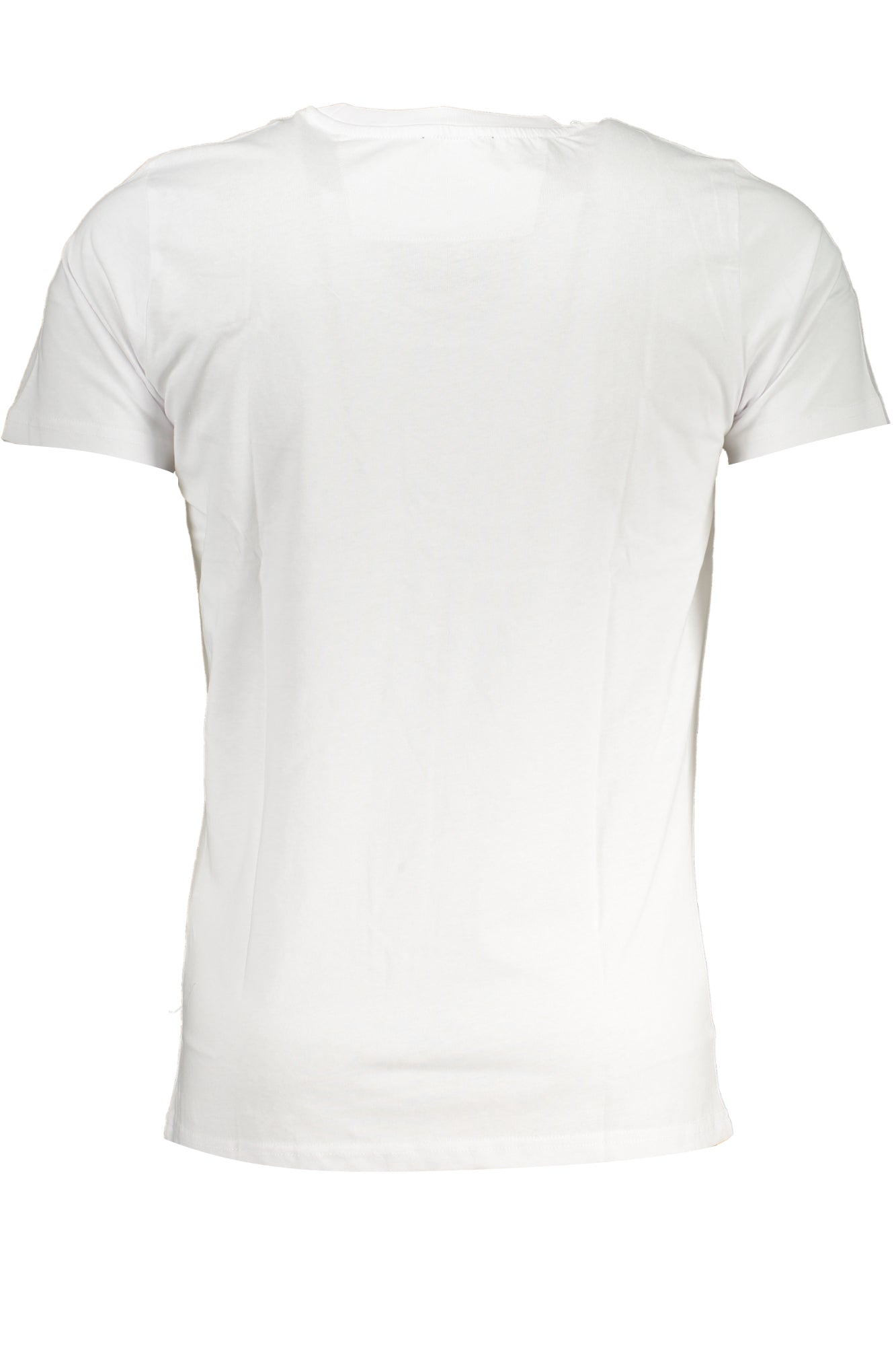 CAVALLI CLASS HERREN-KURZÄRMELIGES T-SHIRT WEISS