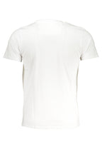 CAVALLI CLASS HERREN-KURZÄRMELIGES T-SHIRT WEISS