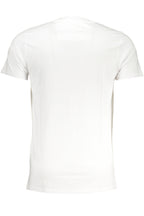 CAVALLI CLASS HERREN-KURZÄRMELIGES T-SHIRT WEISS