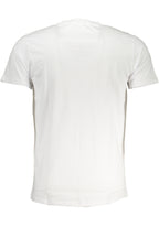 CAVALLI CLASS HERREN-KURZÄRMELIGES T-SHIRT WEISS