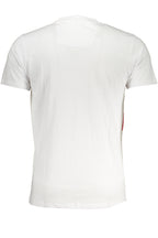 CAVALLI CLASS HERREN-KURZÄRMELIGES T-SHIRT WEISS