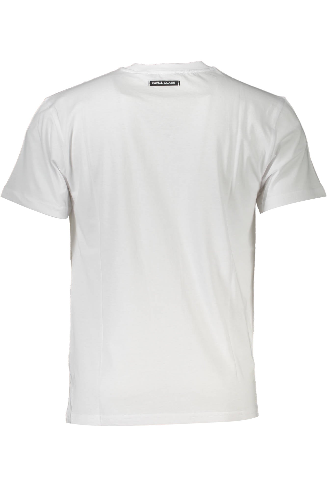 Cavalli Class T-Shirt Herren Weiß – Kurzarm-Shirt aus Baumwolle | soulluna.de Weiß
