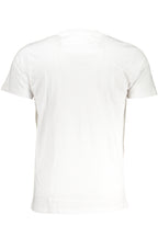 CAVALLI CLASS HERREN-KURZÄRMELIGES T-SHIRT WEISS